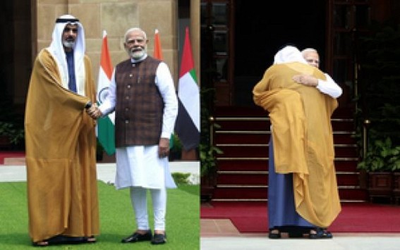 PM Modi holds bilateral talks with Crown Prince of Abu Dhabi PM Modi holds bilateral talks with Crown Prince of Abu Dhabi