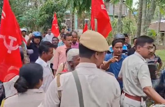 CPI-M’s party members were allegedly attacked by miscreants in Kamalpur CPI-M’s party members were allegedly attacked by miscreants in Kamalpur