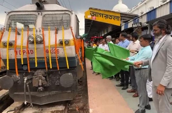 Tripura gets its first Parcel Train Tripura gets its first Parcel Train