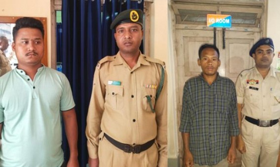 Two absconding NDPS case accused arrested by Melaghar Police Two absconding NDPS case accused arrested by Melaghar Police