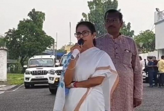 'You Talk About Democracy?' Mamata Banerjee Slammed BJP after Trinamool Delegations Stopped at Agartala Airport 'You Talk About Democracy?' Mamata Banerjee Slammed BJP after Trinamool Delegations Stopped at Agartala Airport