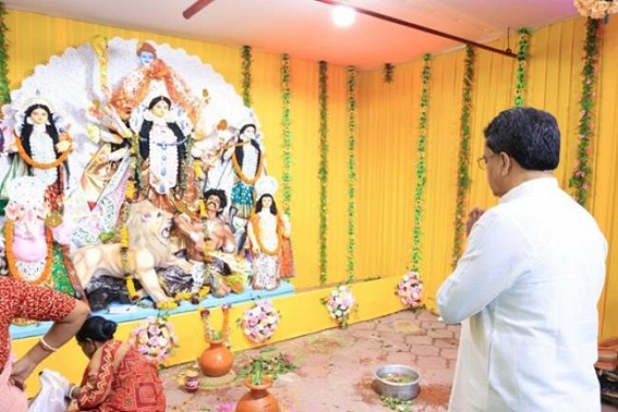Tripura CM greeted state's people on the occasion of Bijaya Dashami. TIWN Pic Oct 2 Tripura CM greeted state's people on the occasion of Bijaya Dashami. TIWN Pic Oct 2