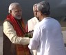 PM Modi's arrival at Agartala, Tripura